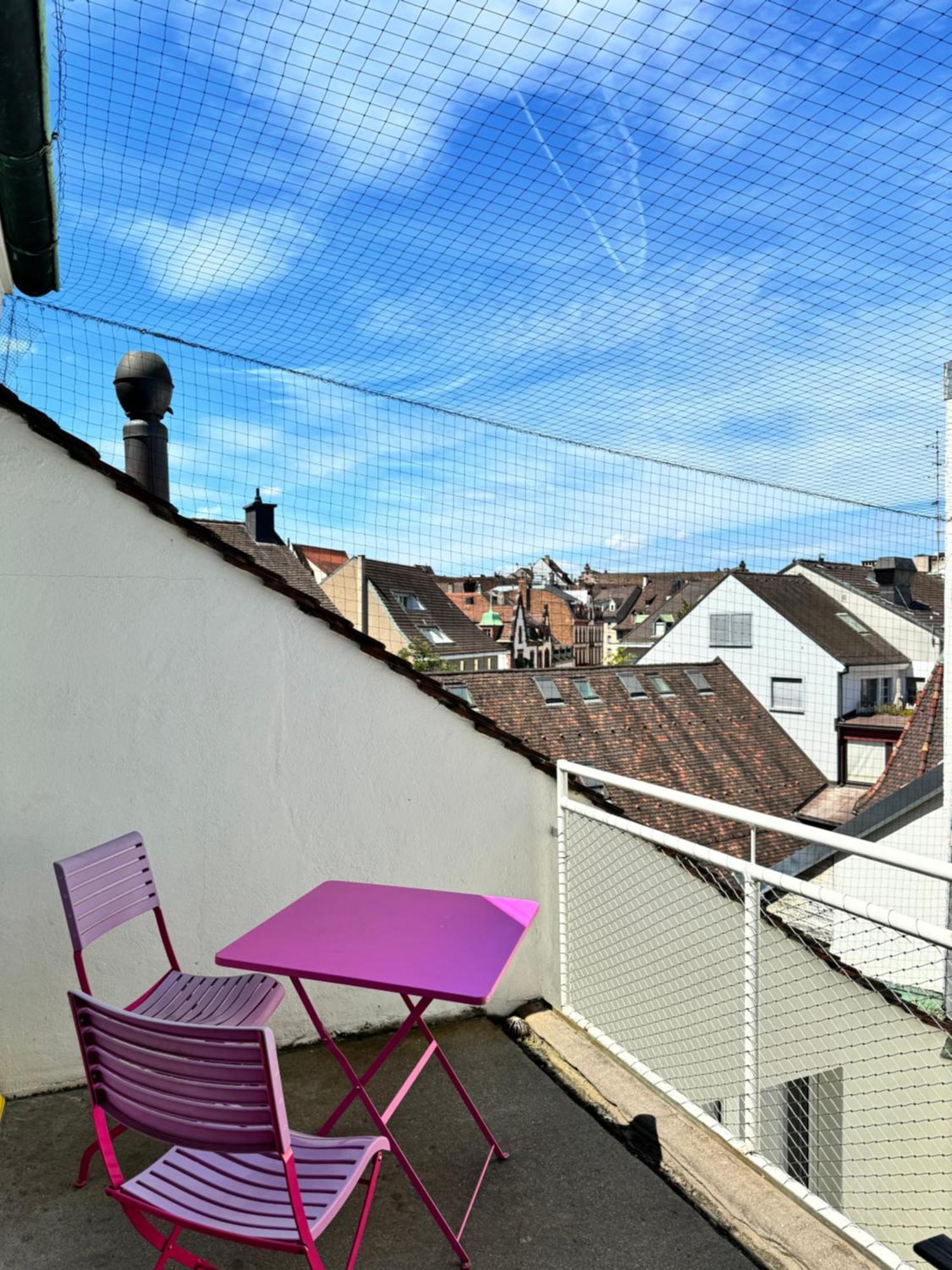City Center Rooftop Balcony-Studio At Town Hall บาเซิล ภายนอก รูปภาพ